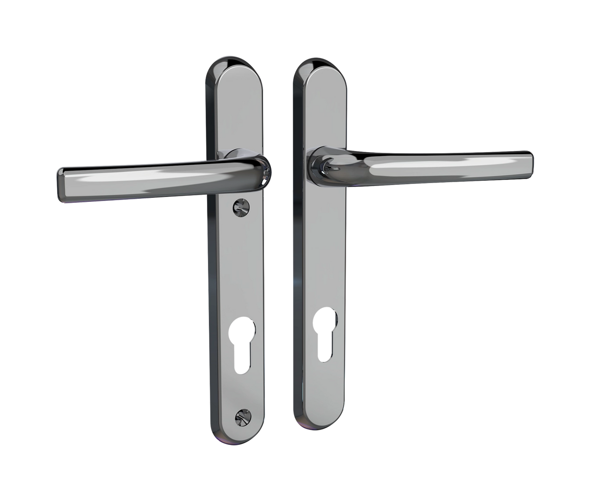 Affinity Plus Door Handle - 122mm Screw Centres - Lever Lever Format