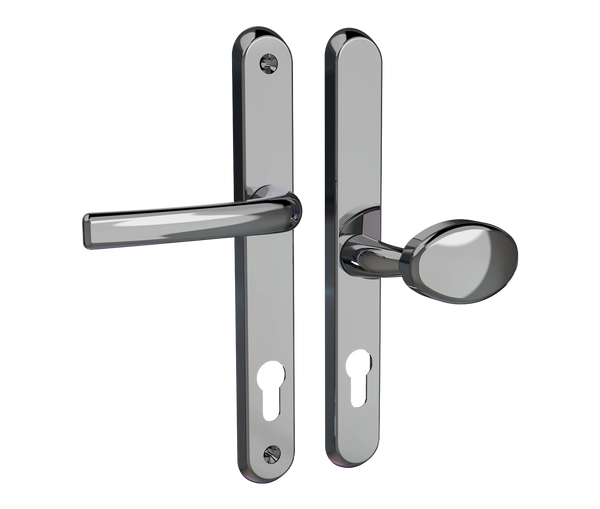Affinity Plus Door Handle - 211mm Screw Centres - Offset Lever Pad For ...