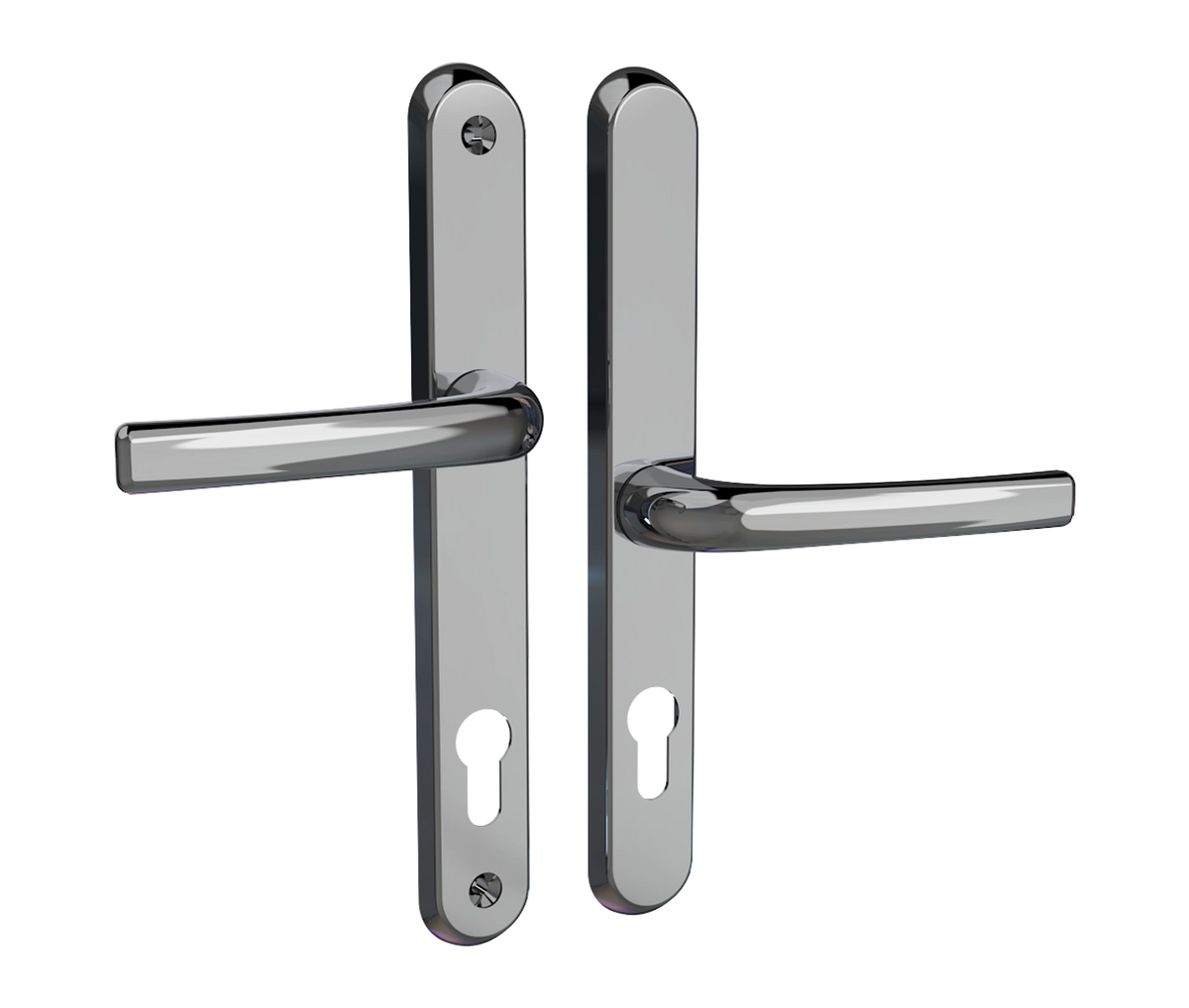 Affinity Plus Door Handle - 211mm Screw Centres - Offset Lever Lever Format
